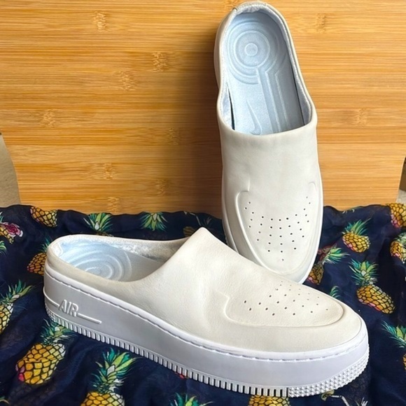 Brand New Nike Air Force 1 Lover XX Leather Mules Off White Slip On Sneakers - Picture 16 of 16